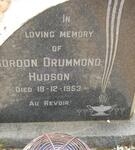 HUDSON Gordon Drummond -1953