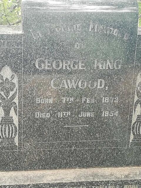 CAWOOD George King 1873-1954