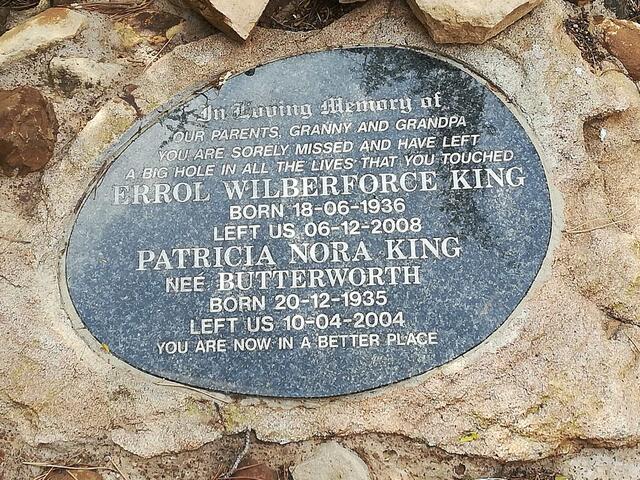 KING Errol Wilberforce 1936-2008 & Patricia Nora BUTTERWORTH 1935-2004