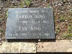 KING Barton 1899-1957 & Eva 1903-1993