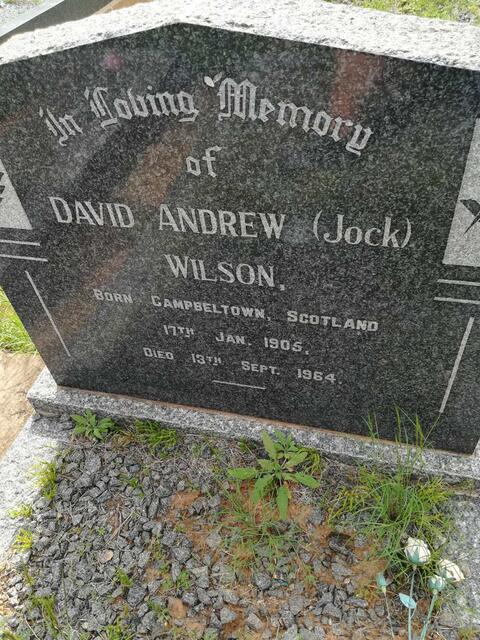 WILSON David Andrew 1905-1964