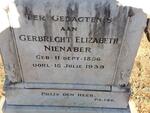 NIENABER J.Z.H. 1852-1931 & Gerbrecht Elizabeth 1856-1939