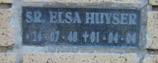 HUYSER Elsa 1948-2004