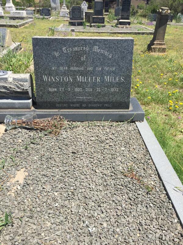 MILES Winston Miller 1900-1973