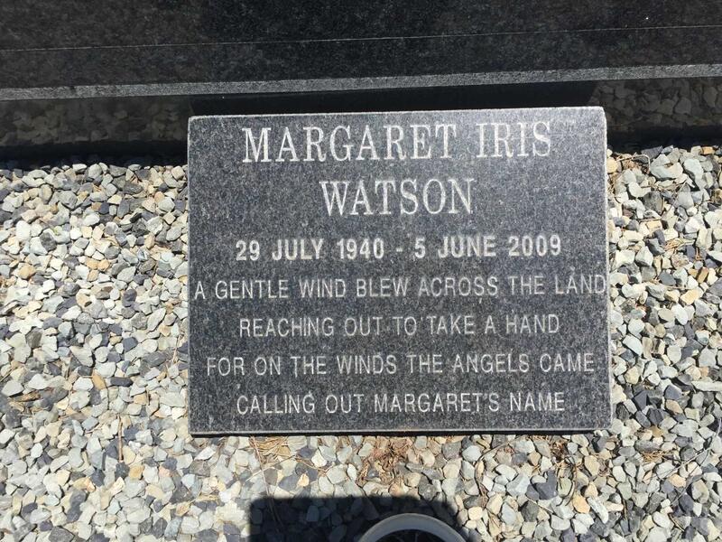 WATSON Margaret Iris 1940-2009