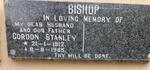 BISHOP Gordon Stanley 1912-1985