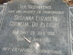 PLESSIS Susanna Elizabeth Cornelia, du voorheen BEZUIDENHOUT nee SMIT 1886-1961