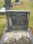HEYNS Hester Helena nee OTTO 1908-1987