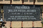 PRETORIUS Willem Pieter Jacobus 1947-2016