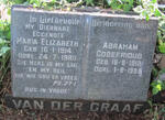 GRAAF Abraham Godefridus, van der 1912-1995 & Maria Elizabeth 1914-1980