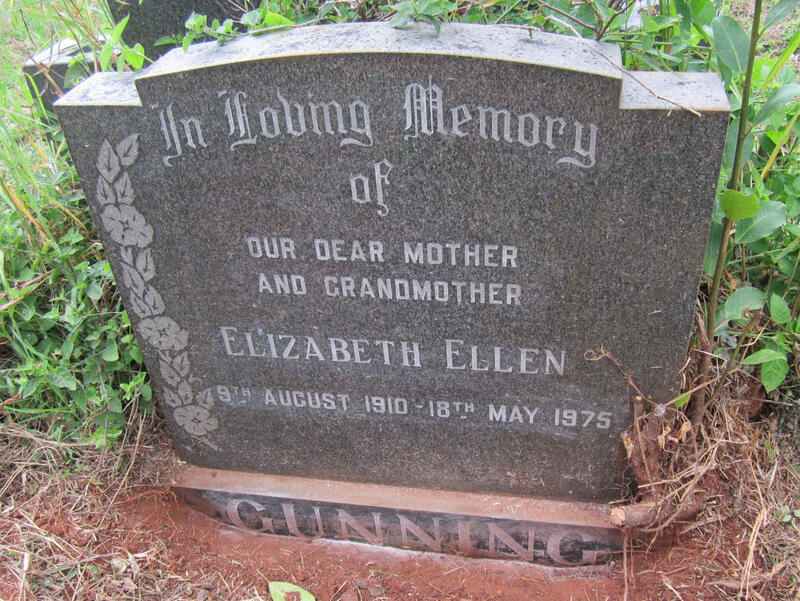GUNNING Elizabeth Ellen 1910-1975
