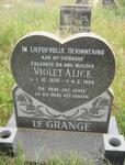 GRANGE Violet Alice, le 1934-1994