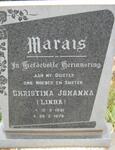 MARAIS Christina Johanna 1951-1978