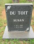 TOIT Susan, du 1959-2001