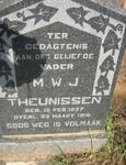 THEUNISSEN M.W.J. 1837-1916