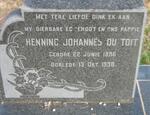 TOIT Henning Johannes, du 1896-1938
