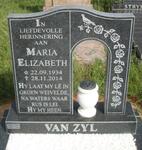 ZYL Maria Elizabeth, van 1934-2014