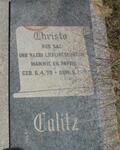 CALITZ Christo 1970-1970