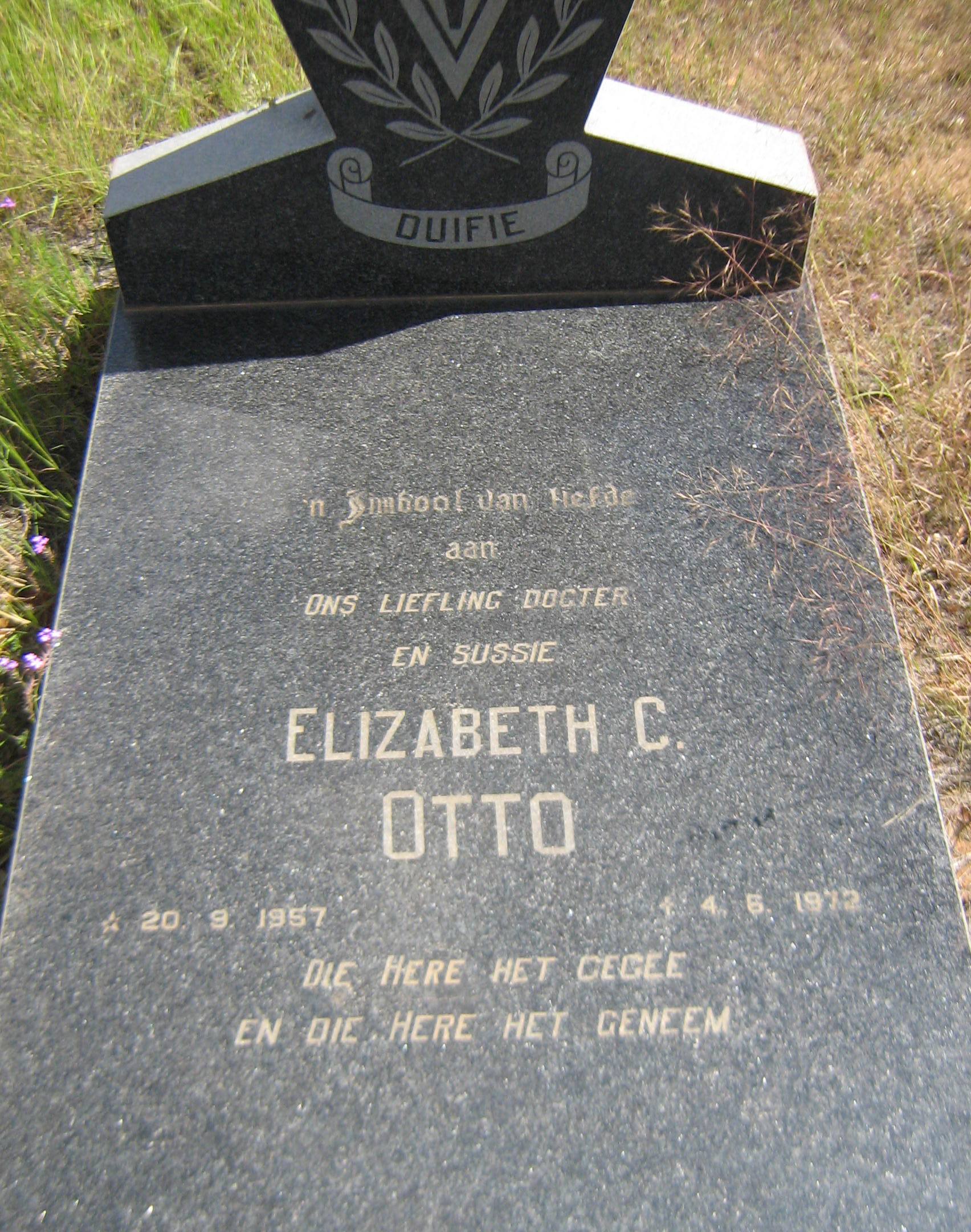 OTTO Elizabeth C. 1957-1972