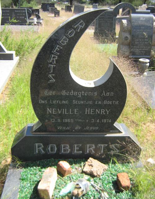 ROBERTS Neville Henry 1965-1974