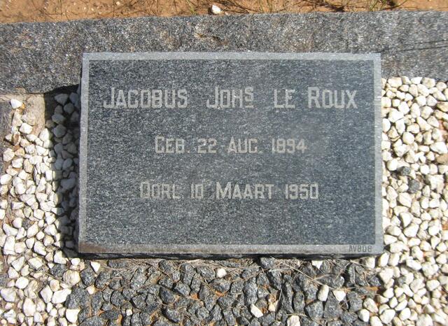 ROUX Jacobus Johs., le 1894-1950