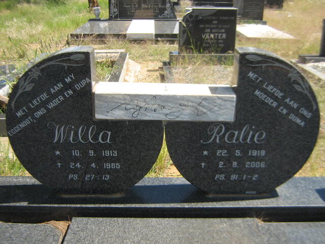 WYK W.J., van 1913-1985 & Ralie 1919-2006