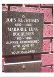 ROCHUSSEN John 1890-1964 & Marjorie Edna 1905-1993