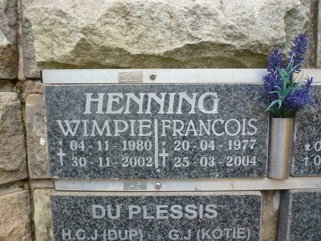 HENNING Wimpie 1980-2002 :: HENNING Francois 1977-2004