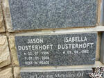 DUSTERHOFT Isabella 1962- :: DUSTERHOFT Jason 1986-2008