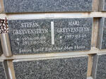 GREYVENSTEYN Stefan 1956-2017 & Mari 1957-