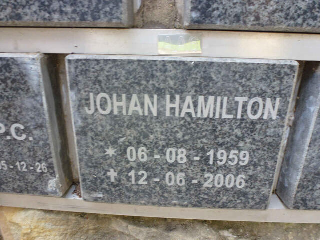 HAMILTON Johan 1959-2006