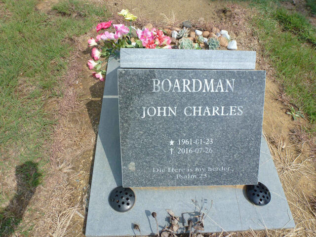 BOARDMAN John Charles 1961-2016
