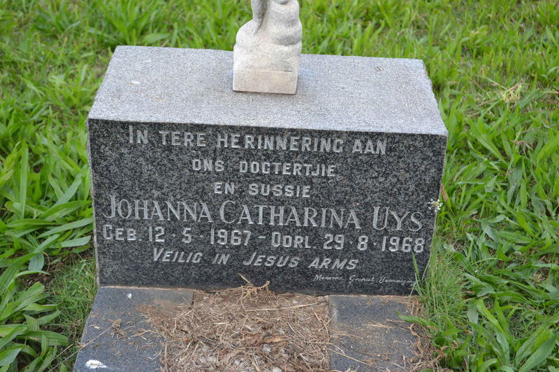 UYS Johanna Catharina 1967-1968