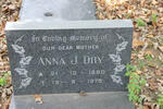DRY Anna J. 1890-1975