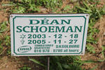 SCHOEMAN Dean 2003-2005