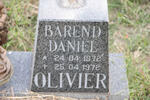 OLIVIER Barend Daniel 1972-1972