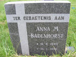 BADENHORST Anna M. 1943-1995