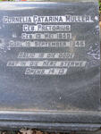 MULLER Cornelia Catarina nee PRETORIUS 1859-1946