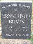 BRAUN Ernst 1898-1971