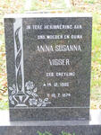 VISSER Anna Susanna nee GREYLING 1905-1974