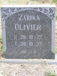 OLIVIER Zarika 1977-1977
