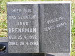 BRENKMAN Arno 1992-1992