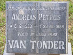TONDER Andreas Petrus, van 1953-1959