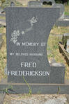 FREDERICKSON Fred