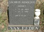EEDEN Jacobus Arnoldus, van 1929-1982