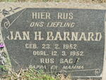 BARNARD Jan H. 1952-1952