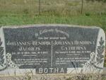 BOTHA Johannes Hendrik Jacobus 1864-1953 & Johanna Hendrina Catherina 1869-1955