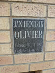 OLIVIER Jan Hendrik 1966-2012