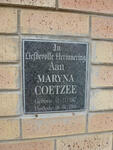 COETZEE Maryna 1947-2006
