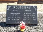 ROUSSEAU Nico 1933-2015 & Marie 1942-2000